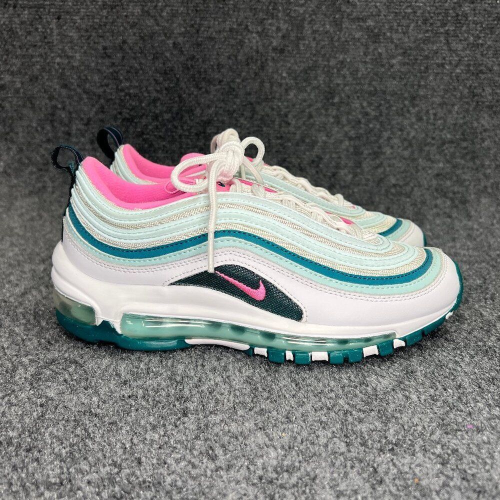 Nike Air Max 97 Shoes Girls Size 4 Geode Teal Jade Ice Athletic Running Sneakers